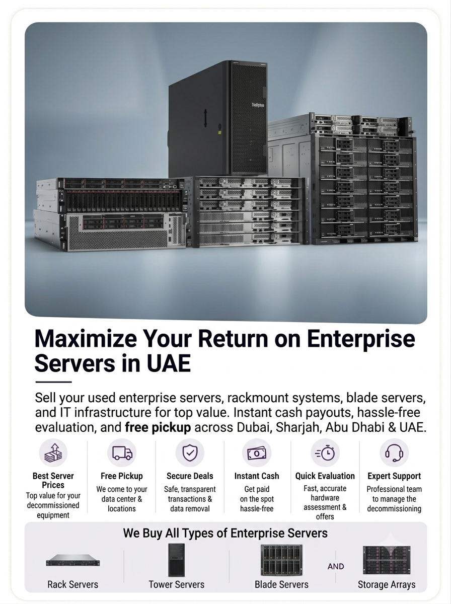 Computer Recycling UAE - Sell Old Laptops and Desktops Dubai