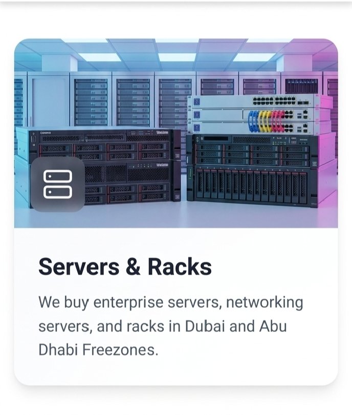 Used Server Buyer Dubai - Enterprise IT Equipment Recycling