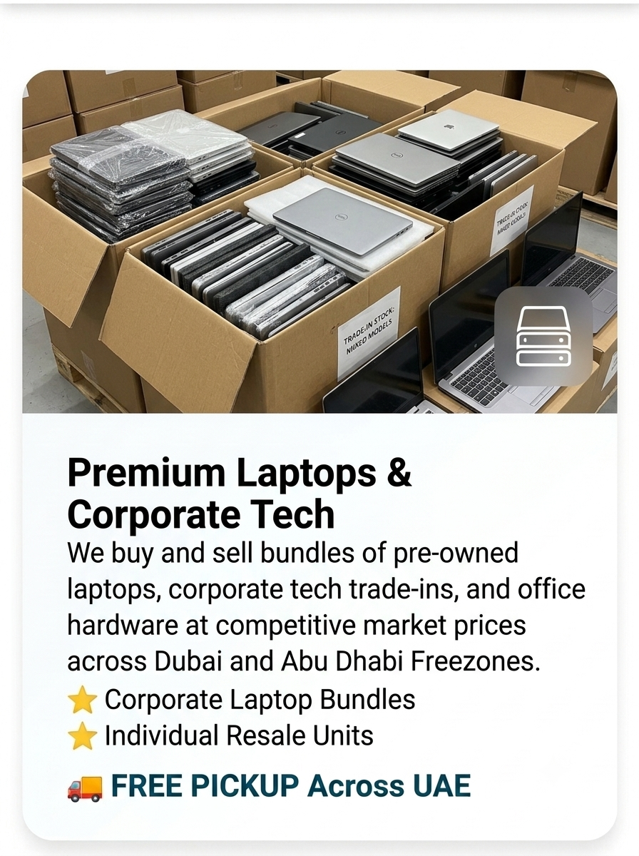 IT Equipment Buyer UAE - Enterprise Server and Network Scrap